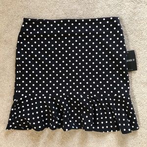 NWT polka dot skirt